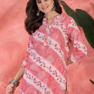 Floral Print Straight Kurta